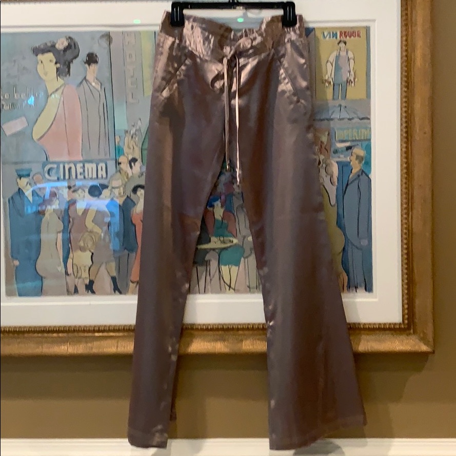 Silk Drawstring Pants